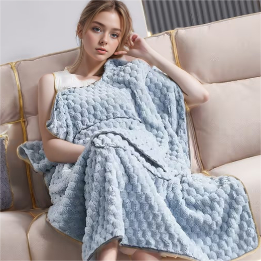 4-in-1 Blanket and Pillow Premium Soft Travel Blanket for Kids & Adults