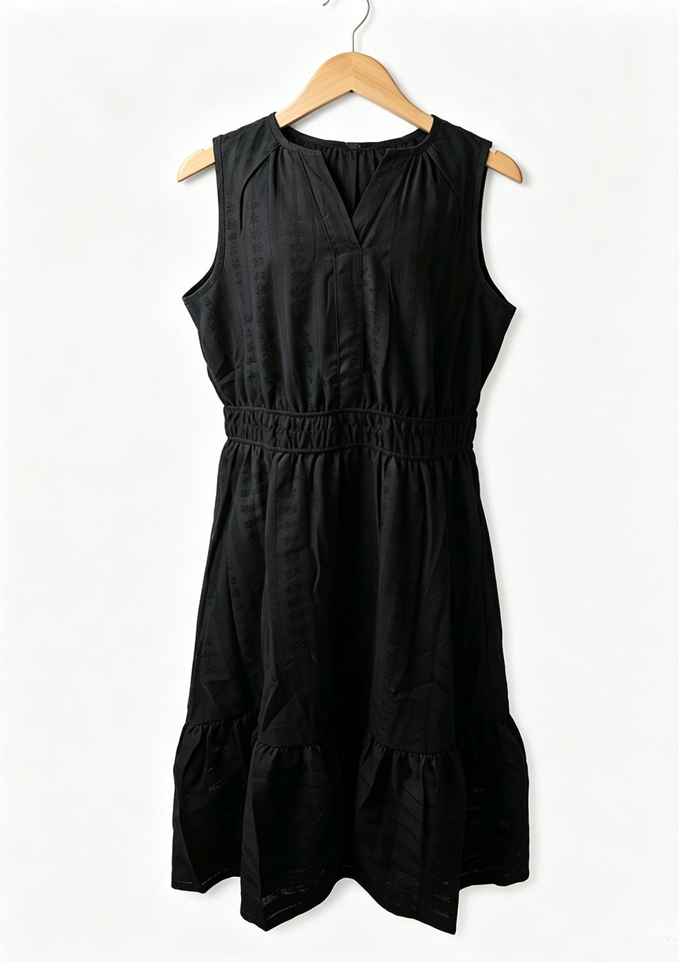 Women's Cotton Black Dress