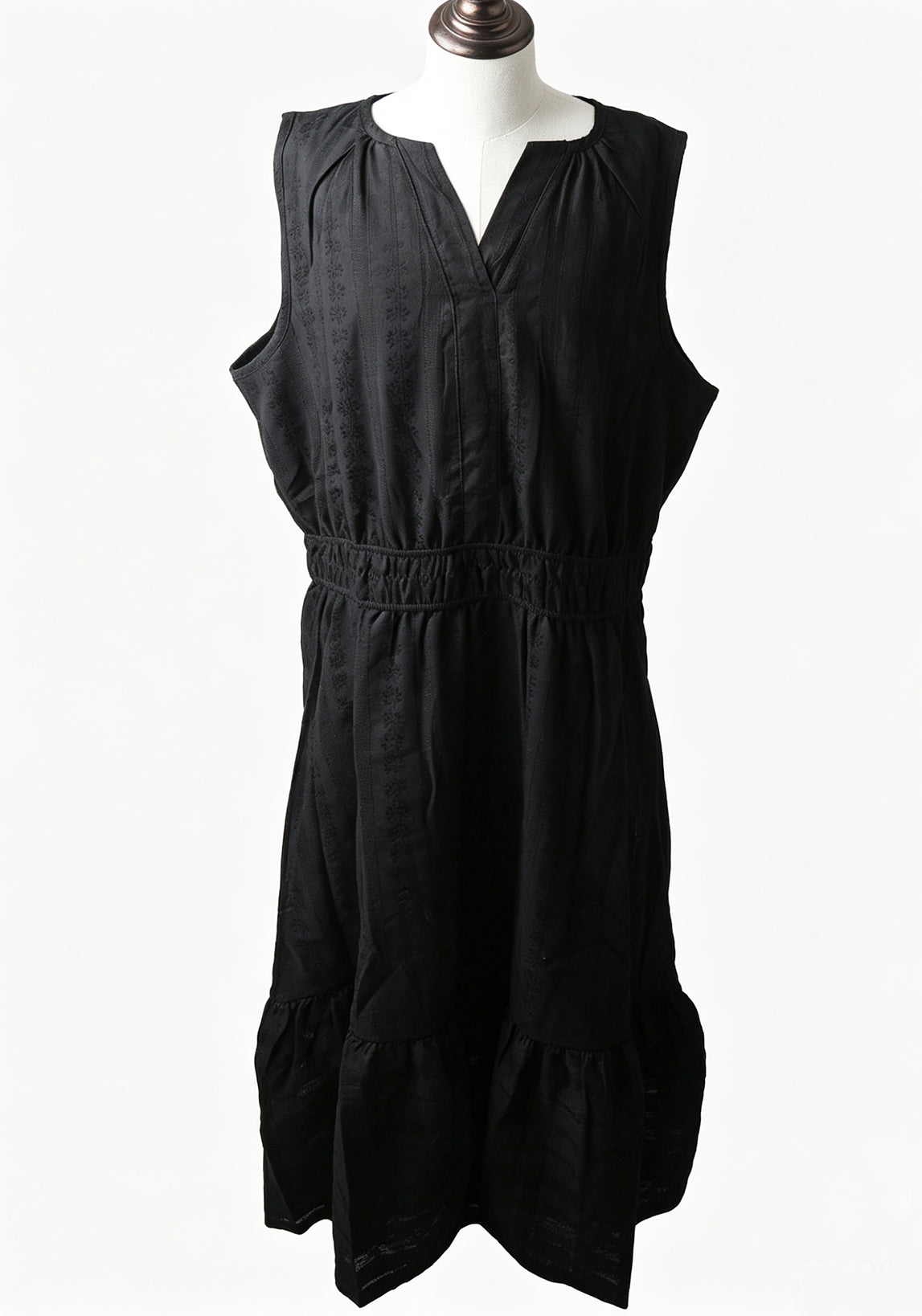Women's Cotton Black Dress