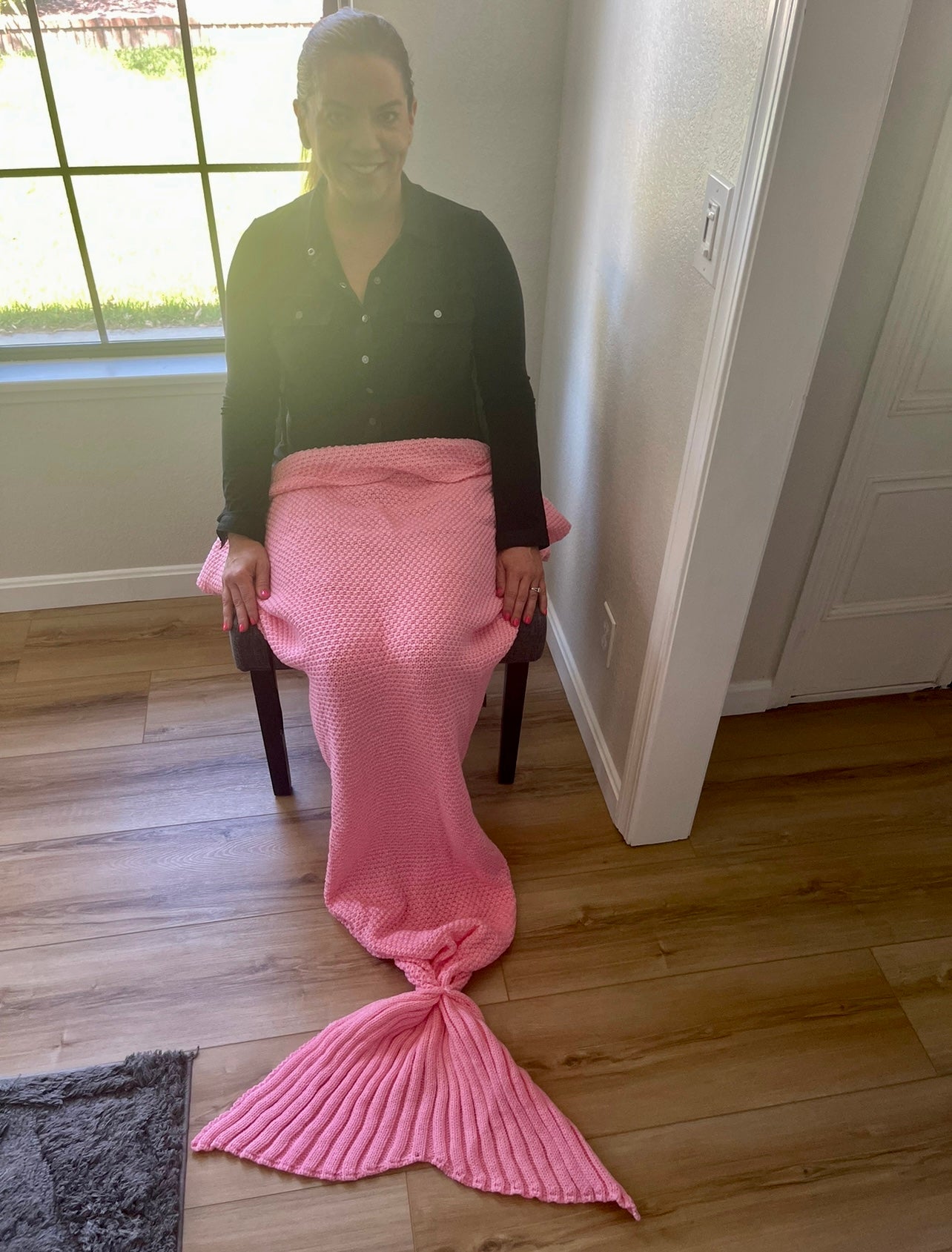 L.W. CLOTHING COMPANY  Adult-Kid Mermaid Tail Blanket