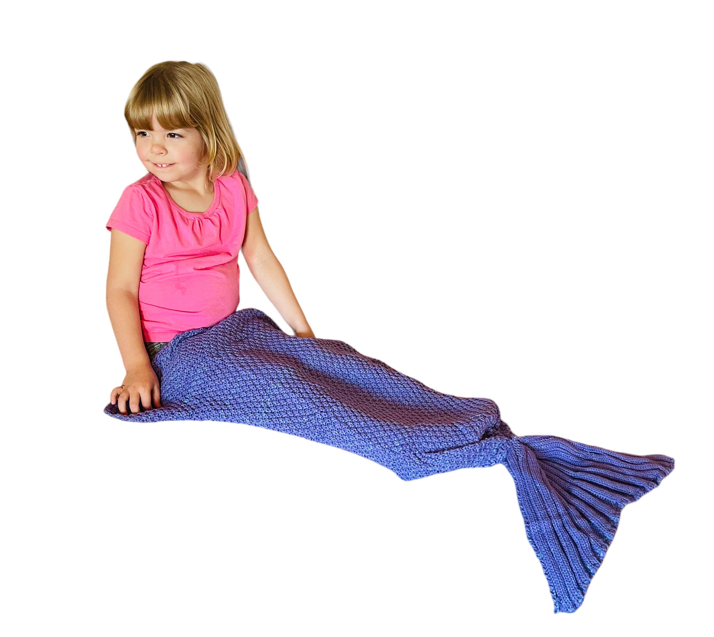 Baby Toddler Mermaid Tail Blanket Girls Mermaid Baby Blanket Receiving Blanket Photo Prop Soft Knit Wearable Stroller Blanket Shower Gift Birthday Gift