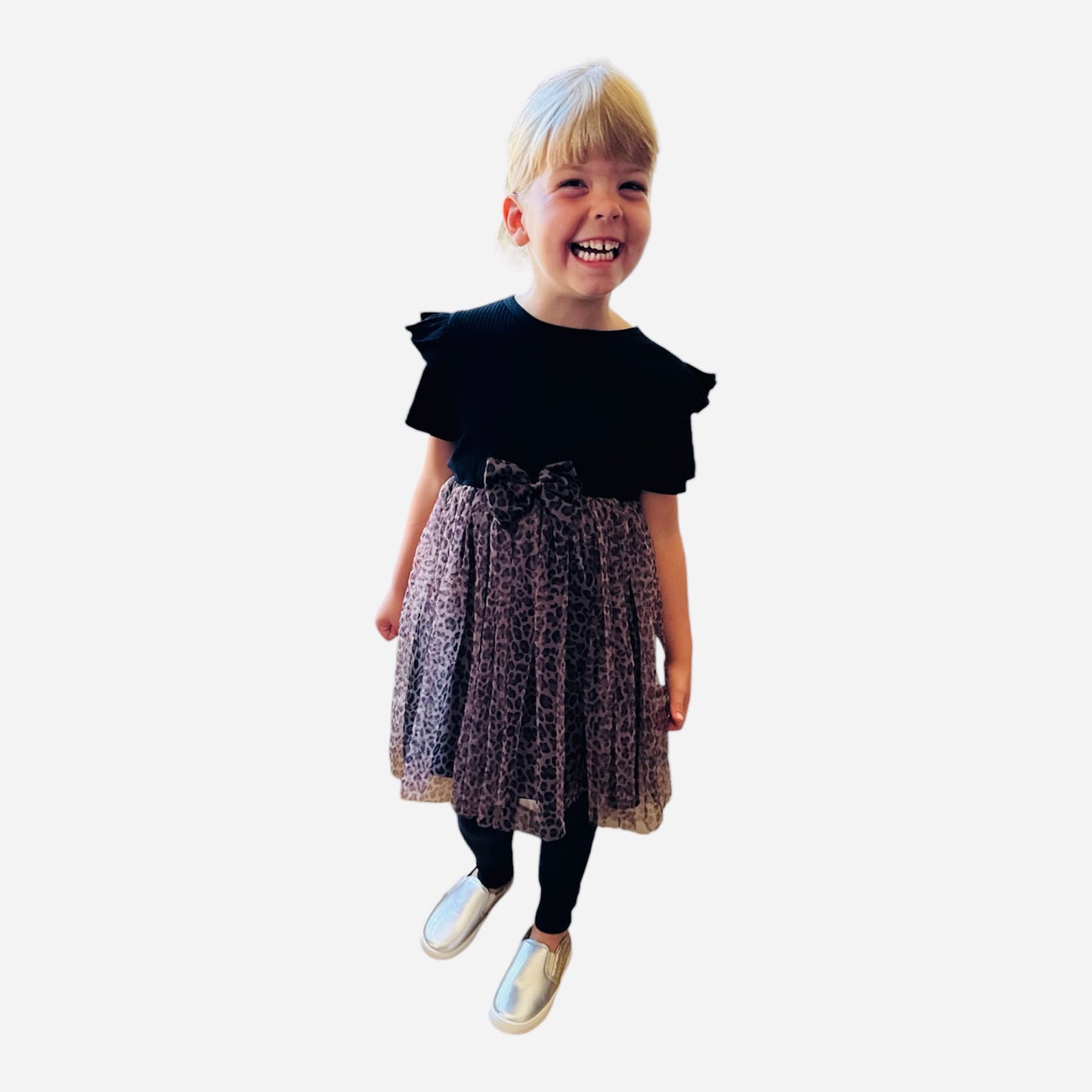 L.W. Clothing Company Leopard Toddler and Girls Dress Holiday