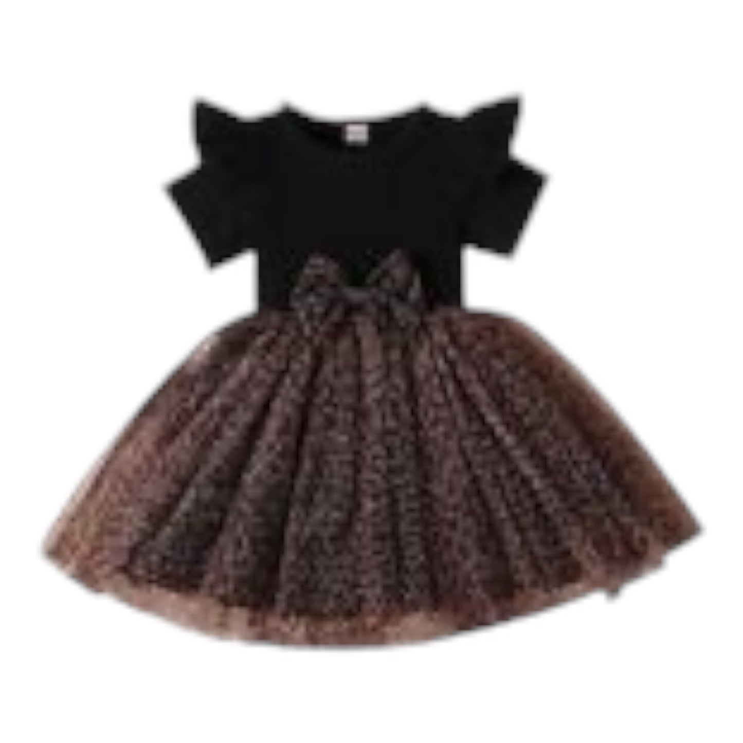 L.W. Clothing Company Leopard Toddler and Girls Dress Holiday